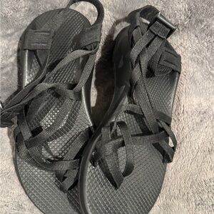 Chaco Black Strappy Sandals